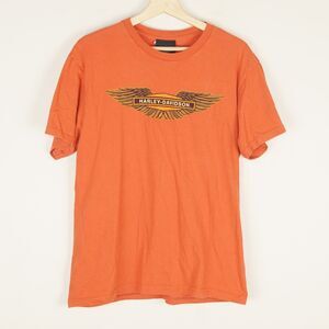 Harley Davidson Museum Milwaukee Wisconsin Orange T Shirt Sz L